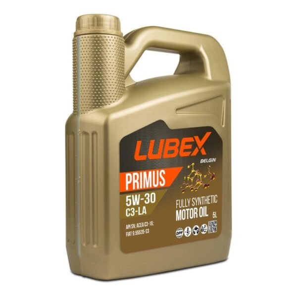 Lubex Primus C3-LA 5W30 5 Lt Tam Sentetik Motor Yağı