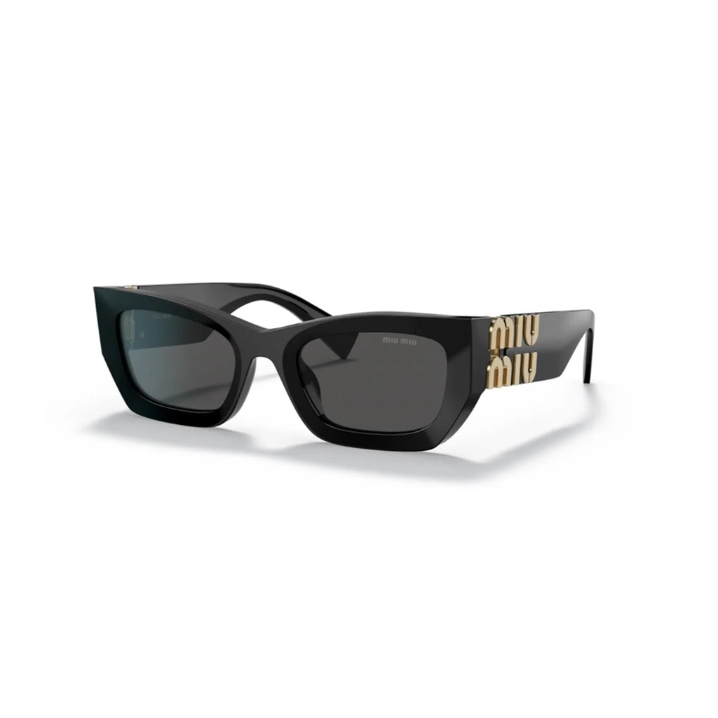 7ca26d5b278f4f00a4bb3e142e89f6c4_miumiu_black_angle_1024x1024 MIU MIU 09WS 1AB5S0 53 Kadın Güneş Gözlüğü - Görsel 1