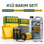 Mann Kia Ceed 1.5 Benzin Liqui Moly 4200 Motor Yağı Filtre Seti (2019-2024) 4 Lü
