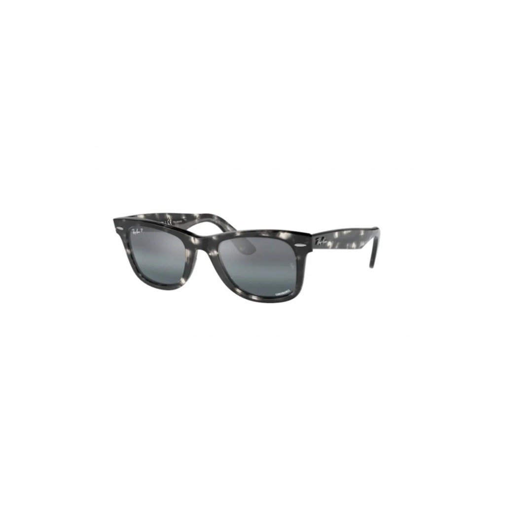 rayban_wayfarer_marbled_angle_1ac97fe5 Ray-Ban 0RB 2140 1333G6 50 Unisex Güneş Gözlüğü - Görsel 1