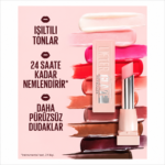 Maybelline New York Lifter Glaze Shea Yağı ve Hyalüronik Asit içeren Renkli Dudak Balmı - 09 Latte Crush - Görsel 2