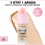 Maybelline New York Instant Perfector Glow 4 Etki 1 Arada Fondöten - 01 Light