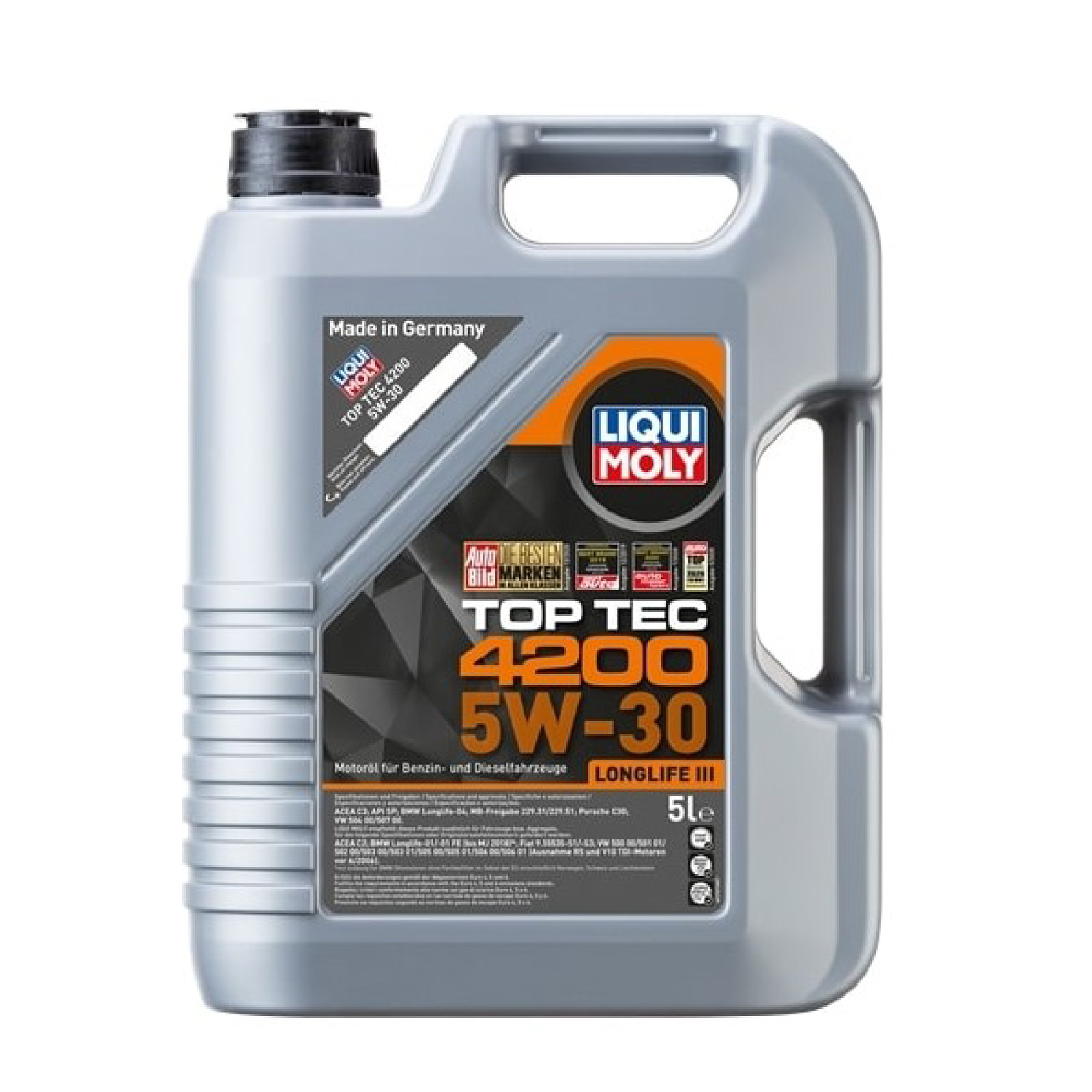 6.png LIQUI MOLY 5W-30 TOP TEC 4200 Motor Yağı Tam Sentetik 5 Litre - Görsel 1