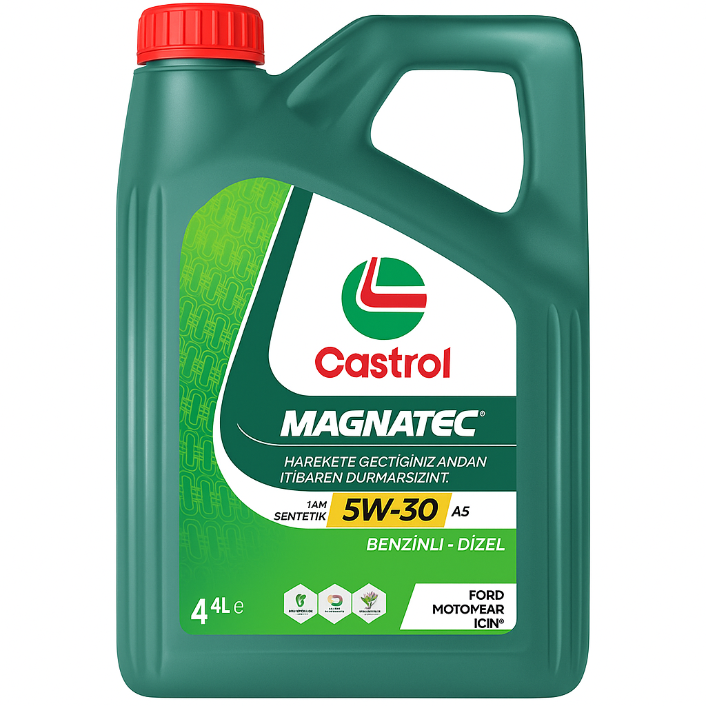 ChatGPT-Image-17-Haz-2025-23_48_02.png Castrol Magnatec A5 5W-30 Start-Stop 4 Litre - 2025 Üretim - Görsel 1