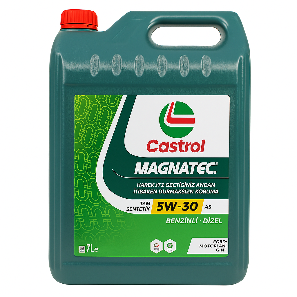 castrol-magnatec-7-litre.png Castrol Magnatec 5W-30 A5 7 Litre Motor Yağı - 2025 Üretim - Görsel 1